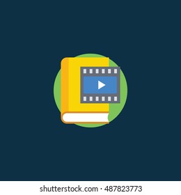 Book icon,Vector illustration