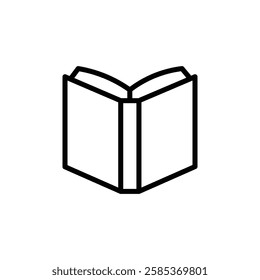 book iconVector illustration in black