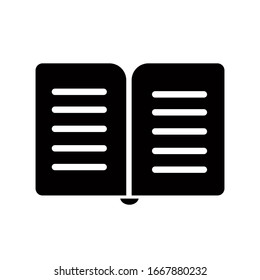 Vektorillustration Buch Symbol. EPS. 10.