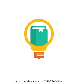 Book Idea Logo Icon Design