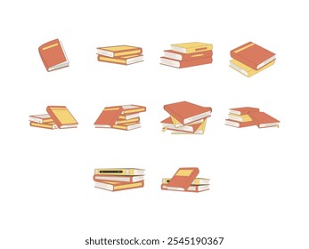 Book Illustration Design Element Set 