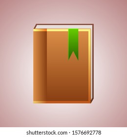 book illustration design, book vector isolated.