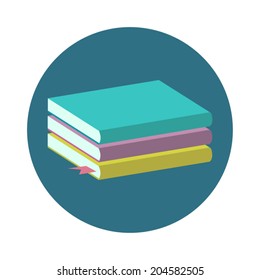  Book illustration in flat style.
