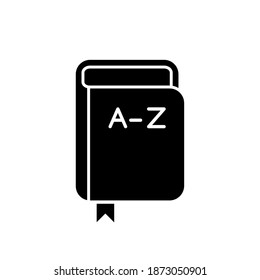 Book illustration glyphs style education icon vector design, this vector is suitable for icons, logos, illustrations, stickers, books, covers, .etc