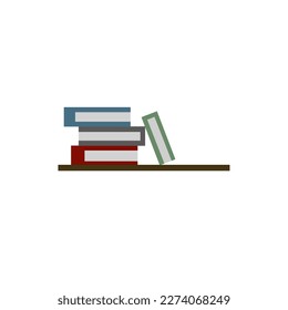 book illustration, book icon with an elegant concept, suitable for simple designs