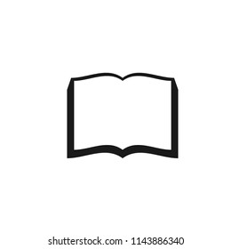 Book Illustration icon. Set Book Logo vector