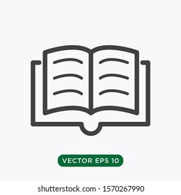 Book Illustration Icon Vector EPS10 