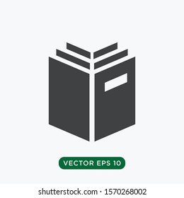 Book Illustration Icon Vector EPS10 