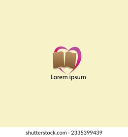 book illustration logo eps 10