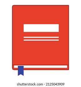 Book illustration on transparent background