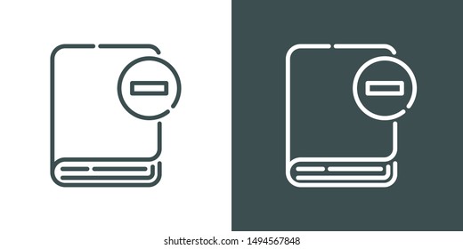 Book Illustration Symbol Icon Vector