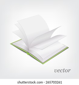 Book illustration, vector graphic design, stylish concept eps10