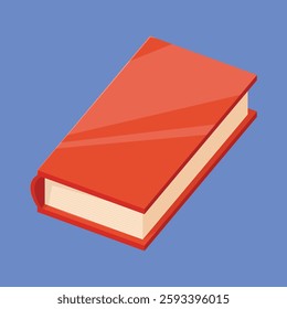 Book Illustration Vector. student closed book icon vector