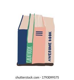 Book illustration for your design