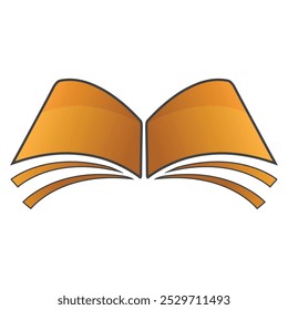 Book image icon vector clipart design
