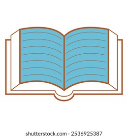 Ícone de imagem de livro vetor clipart design 