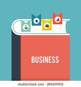 Book infographic diagram