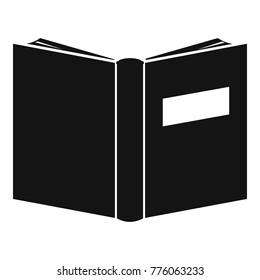 Book inverted icon. Simple illustration of book inverted vector icon for web