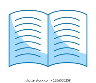 book isolated icon