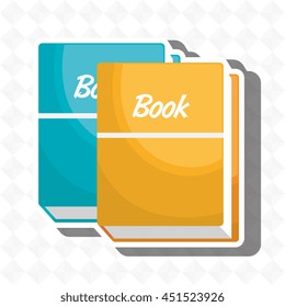 book isolated icon design, vector illustration  graphic 