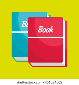 book isolated icon design, vector illustration  graphic 