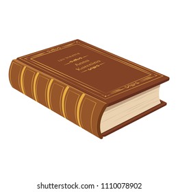 Book isolated on white background