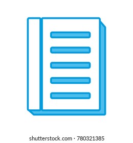 Book isolated symbol