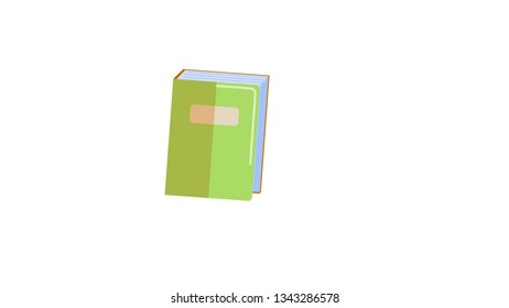 Book isolated vector illustration