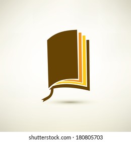 book isolated vector symbol
