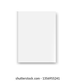 Fundo Branco Isolado Livro Com Malha De Gradiente, Ilustração De Vetor