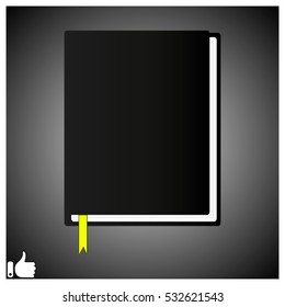 book, journal, icon, vector illustration EPS 10