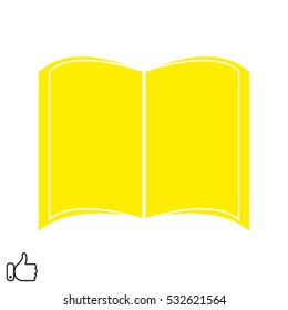 book, journal, icon, vector illustration EPS 10