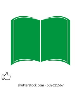 book, journal, icon, vector illustration EPS 10