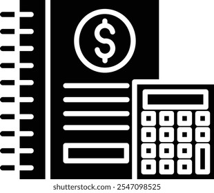 Book Keeping Vector Illustration Detailed Icon