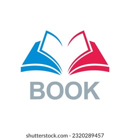 Book knowledge logo vector image

