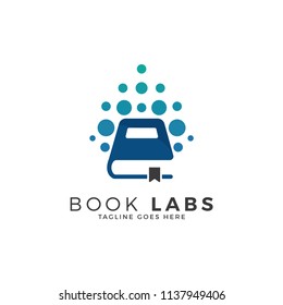 Book labs icon illustration vector isolated on white background.