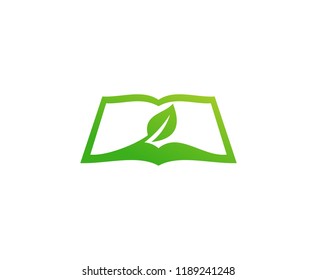 Book Leaf Logo Stock Vector (Royalty Free) 1189241248 | Shutterstock