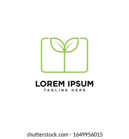 Book Leaf Logo Template vector icon Business