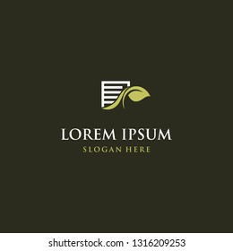 Book Leaf Nature Abstarct Creative Business Educationalist Logo 
