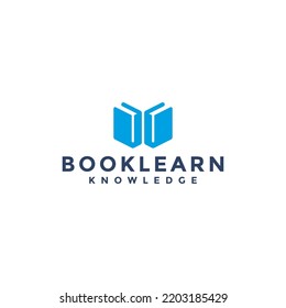 Book Learn Logo Design Template