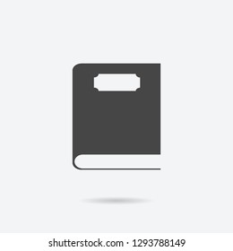 Book lecture school vector icon - Vector illustration