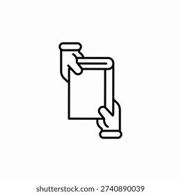 book lending icon sign vector