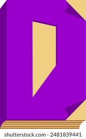 Book Letter Alphabet Vector Element