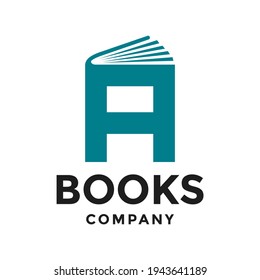 book a letter vector logo template. This design use font symbol suitable for education