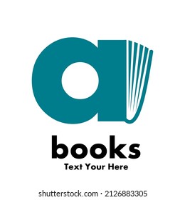 book a letter vector logo template. This design use font symbol suitable for education