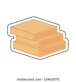 Book library education icon vector illustration graphic design