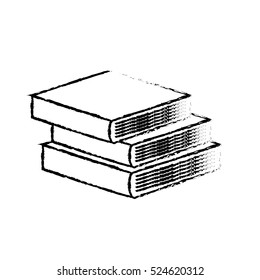 Book library education icon vector illustration graphic design