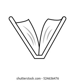 Book library education icon vector illustration graphic design