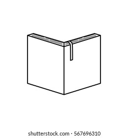Book library education icon vector illustration graphic design
