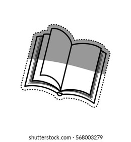 Book library education icon vector illustration graphic design